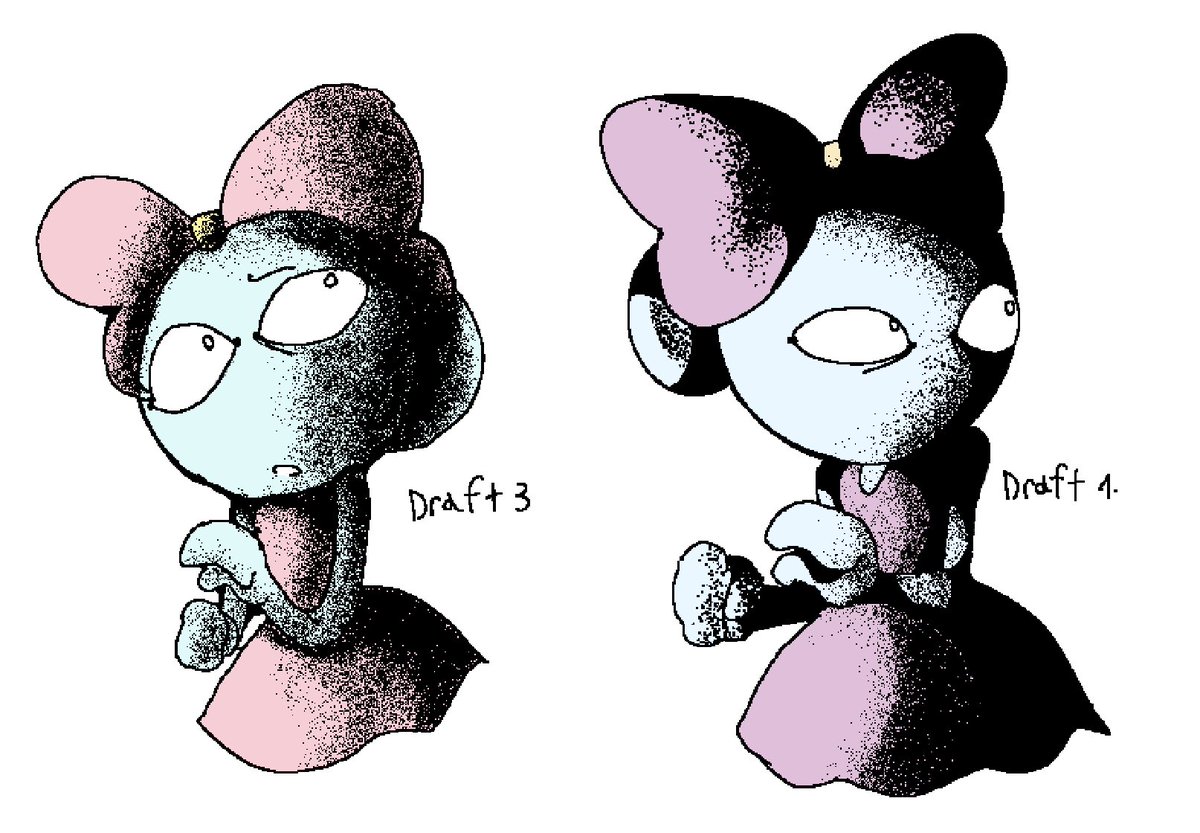 rockfont_'s tweet photo. Trying to make a Dandy’s World AU rn, kinda having trouble with the art style. Here’s some drafts #dandysworldau https://t.co/xUKiewdyOV