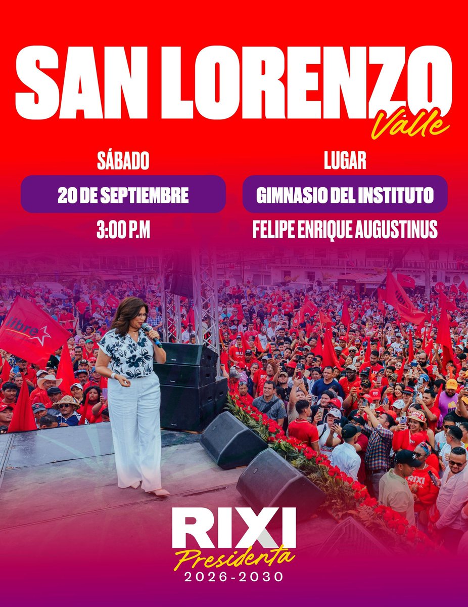 En las calles del puerto y en el corazón de su gente, San Lorenzo se prepara para recibir a nuestra próxima Presidenta Rixi Moncada 🌺