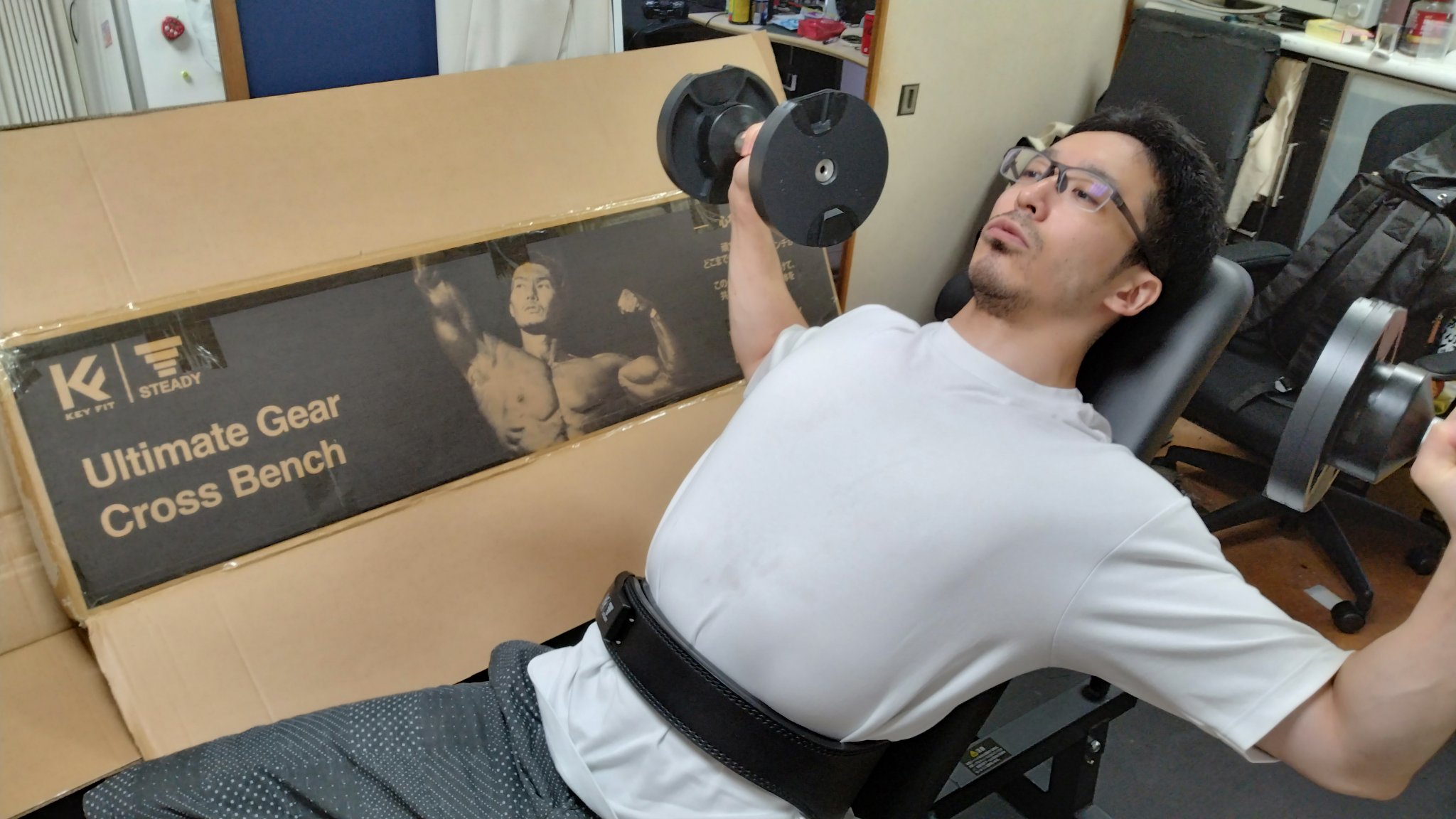 STEADY クロスベンチ トレーニングベンチ 【久野圭一共同開発/頑強