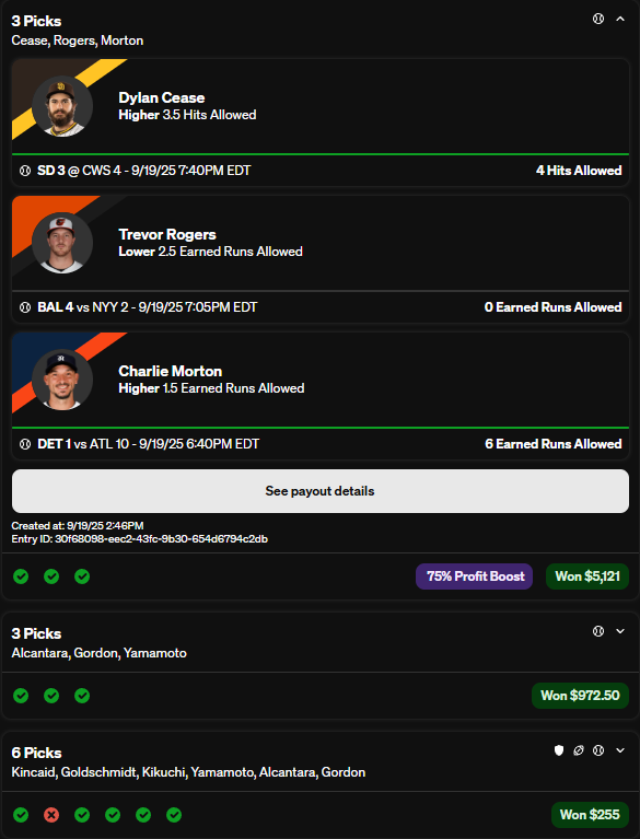 TestTheLimitDFS's tweet image. It&apos;s a beautiful day
