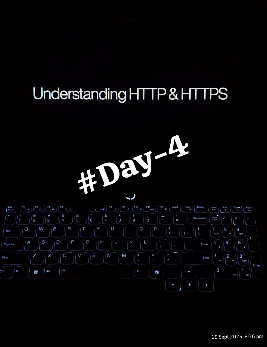 rajeshmaity07's tweet image. 🔐 Day 4 at Sheriyans Coding School

Learned:
🌐 HTTP vs HTTPS (SSL/TLS)
📊 Status codes: 200 ✅ 301 🔄 404 ❌ 500 ⚠️
🛡 Proxy, Reverse Proxy &amp;amp; VPN

The web isn’t just fast — it’s secure &amp;amp; reliable 💻✨

#SheriyansCodingSchool #Day4 #Cohort2_0 #CodingJourney