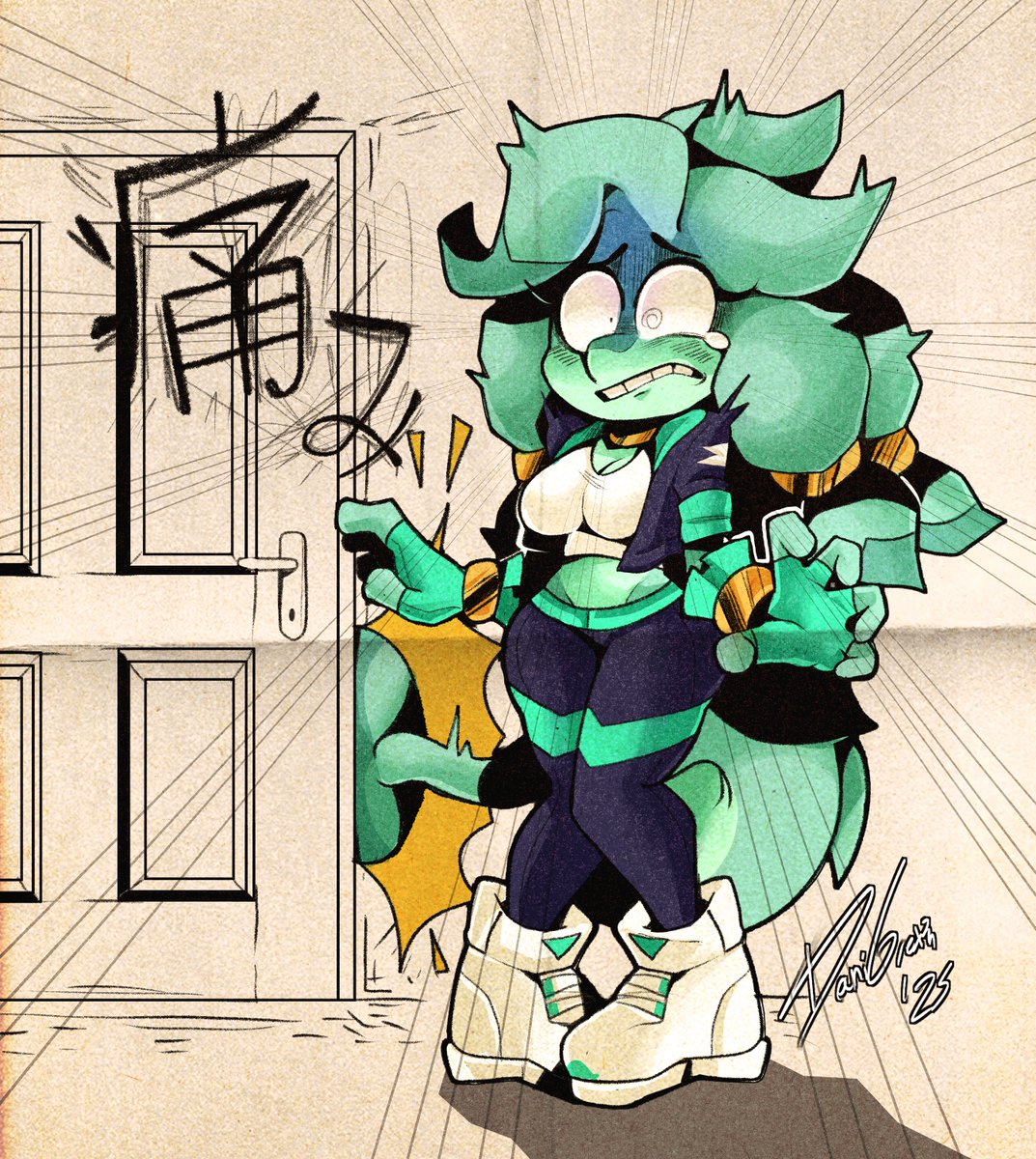 danigrex2n's tweet image. Mint the Shark being herself 💥🦈💫
[Commission for @StrandedTangle2 🎨]