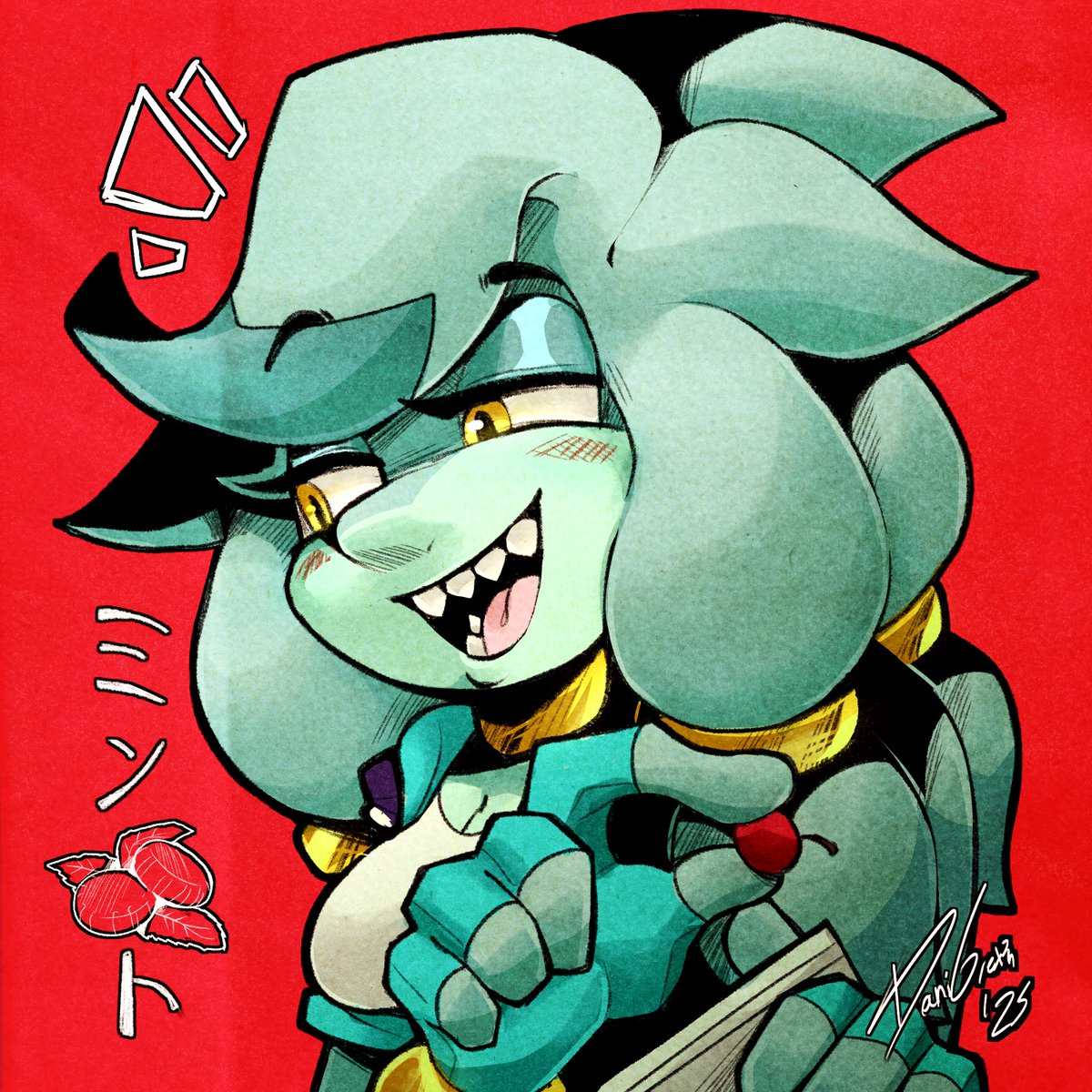 danigrex2n's tweet image. Mint the Shark being herself 💥🦈💫
[Commission for @StrandedTangle2 🎨]