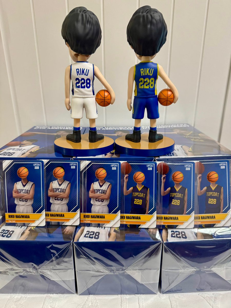 萩原利久 ボブルヘッド topcoat 青 サイン