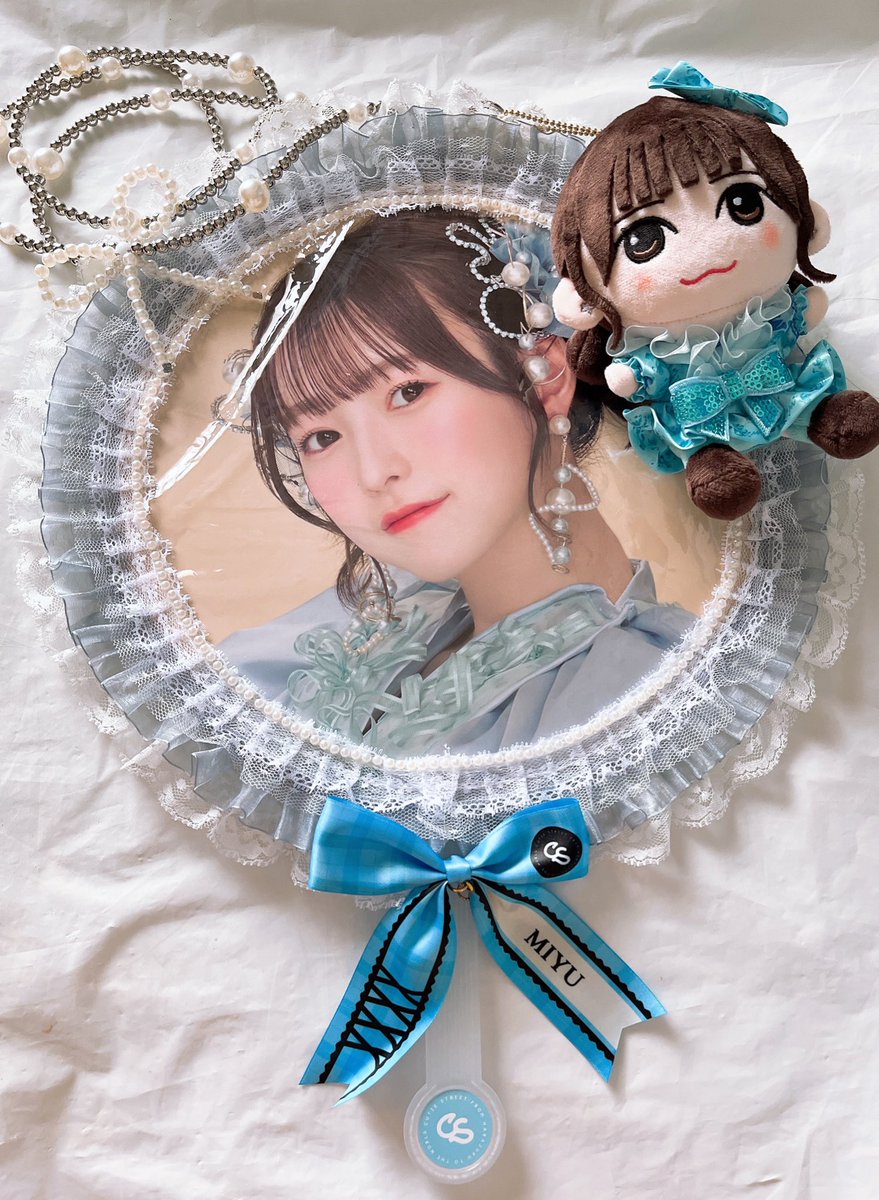 ツアー広島に持っていく梅田みゆ推しアピうちわ無事完成した