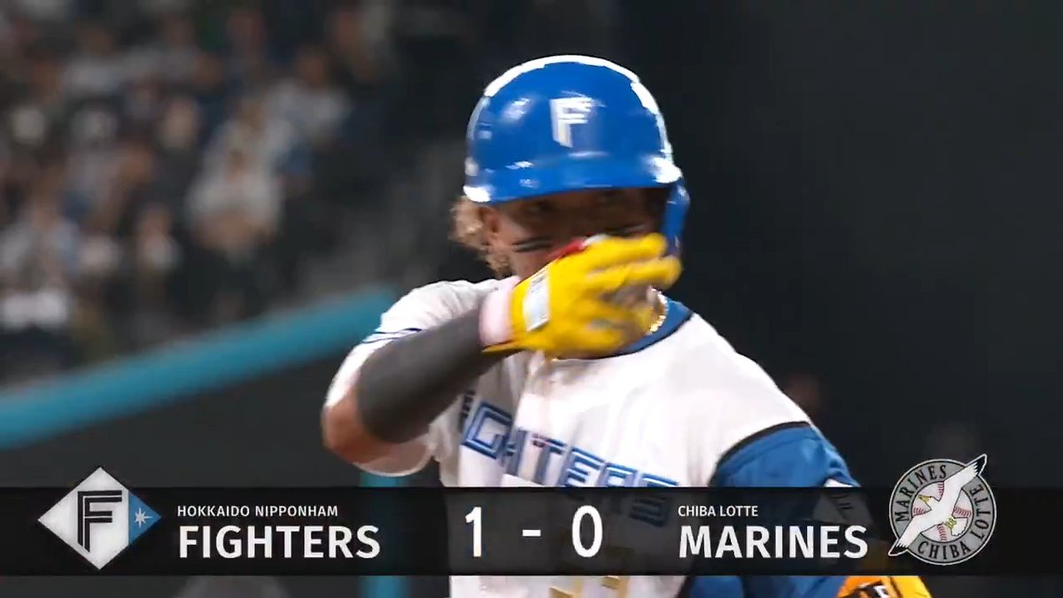 ライトへのタイムリーヒットで先制！✨ #水谷瞬 #lovefighters 11/30