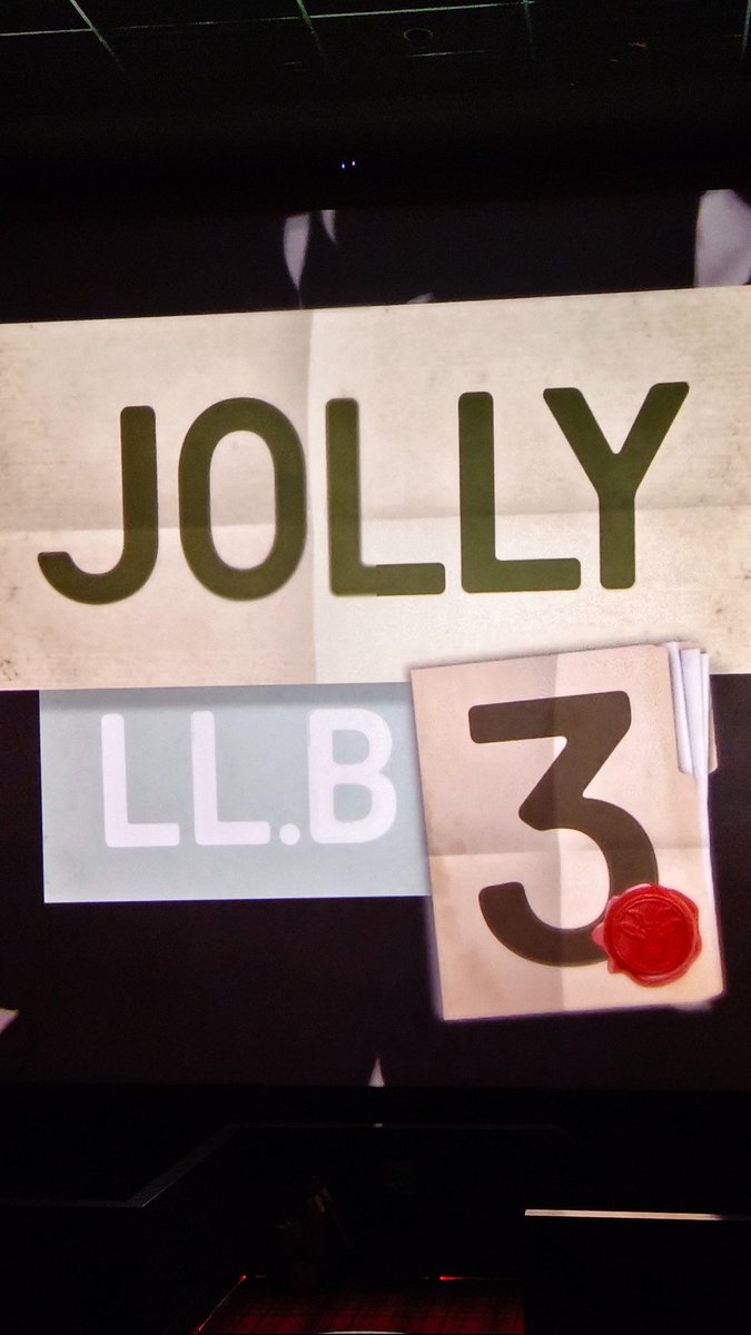 #JollyLLB3 hits the screens with a bang 🎬✨
Audience is loving the fresh storyline, witty punches &amp; the rocking jodi of #AkshayKumar &amp; #ArshadWarsi 🤝🔥
Laughter + drama = total entertainment! 🍿😂

#JollyLLB3Review #Bollywood
#JollyVsJolly #JollyLLB