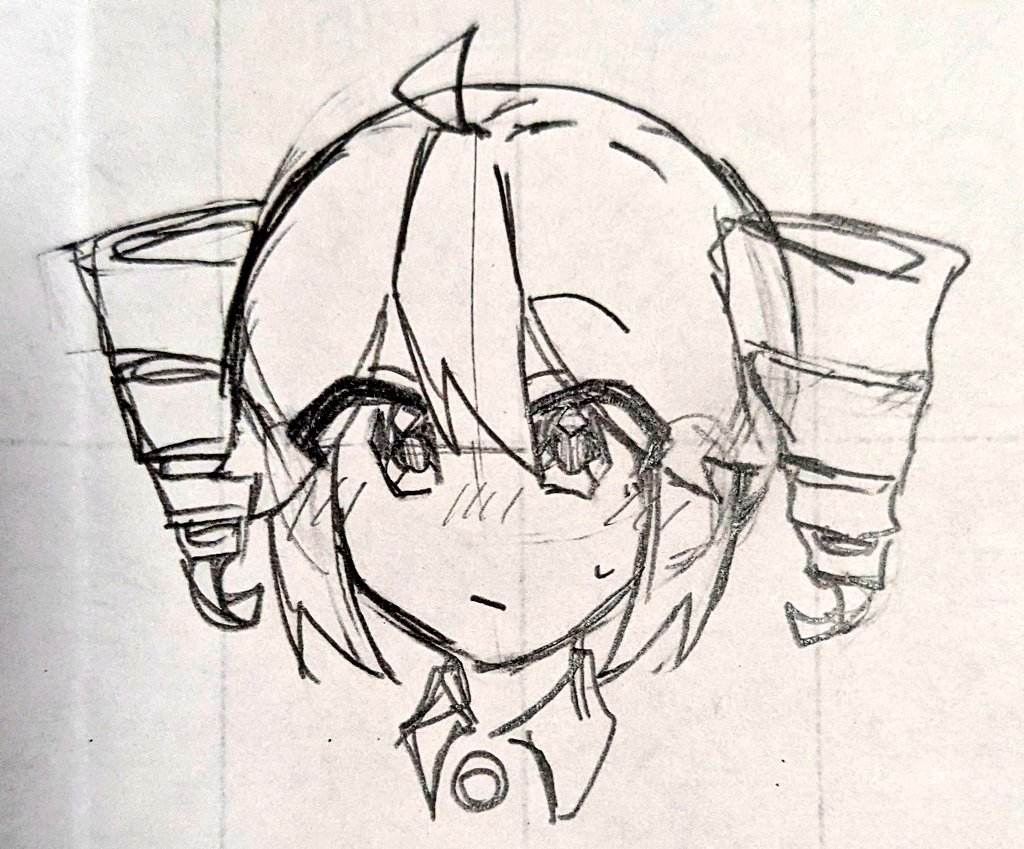 初めて書いた絵 やはり俺の青春ラブコメはまちがっている。完 - 描き起こし 一色