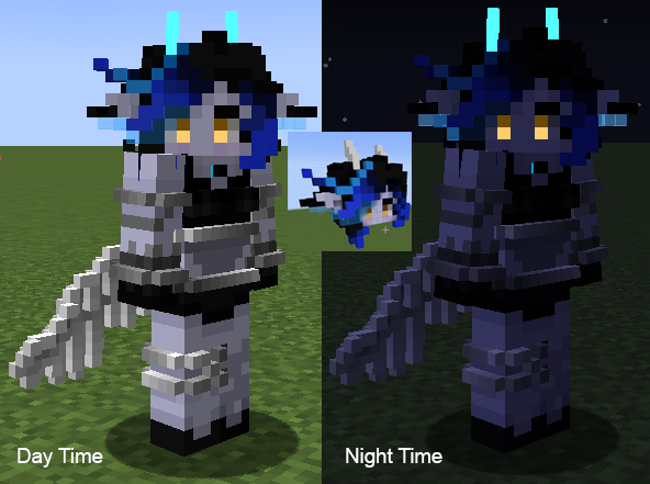 Took some time outa my day to make my vtuber skin in minecraft today using the Armor's Workshop mod ^^ 
I AM READY TO SLAY SOME CREEPERS!

#Vtuber #VtuberEN #VtuberUprisings #Minecraft #modded