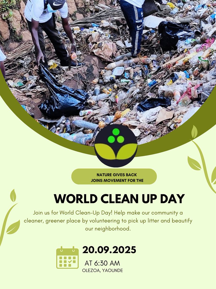 Let’s all join the movement together…#worldcleanupday2025