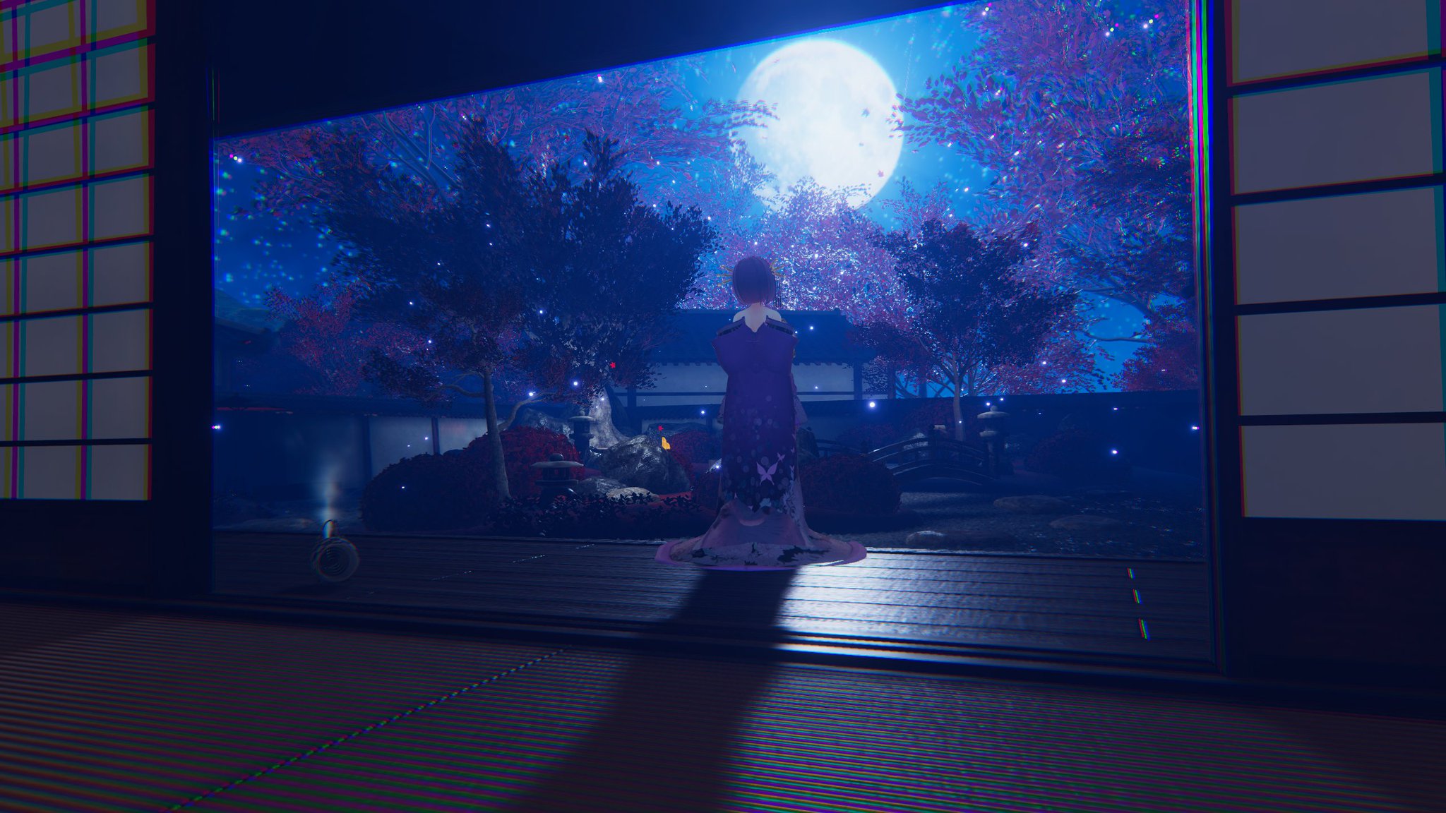 『 In the moonlight 』原画B3size In the moonlight 』原画B3size In the moonlight 』原画B3size