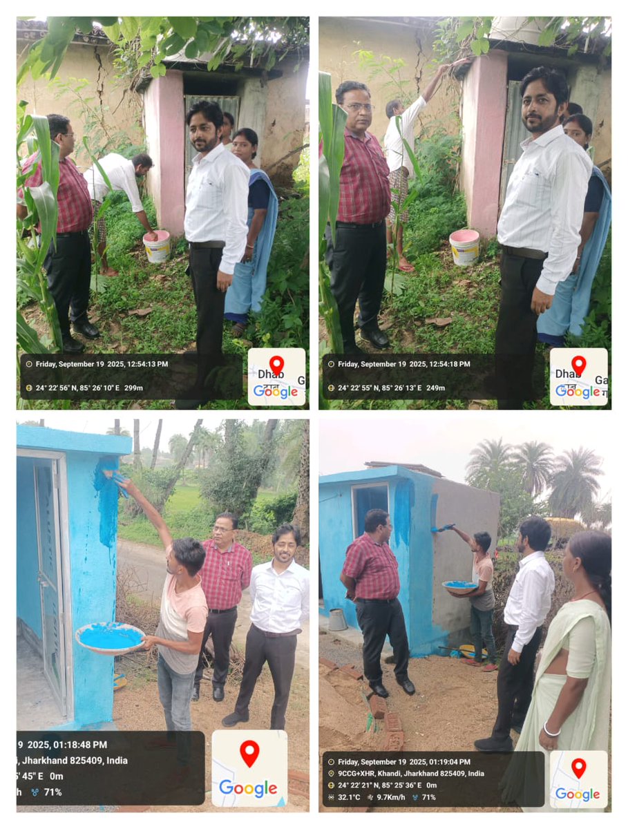 KodermaJjm's tweet image. दिनांक 19.9.2025 क़ो स्वच्छता हीं सेवा अभियान 2025 के  अंतर्गत&quot;मेरा शौचालय मेरा अभिमान &quot;के तहत कोडरमा जिला केलाभुकों को जागरूक कर अपने शौचालय की साफ -सफाई, रंग-रोगन कराया गया एवं स्वच्छता शपथ ,दिलाया गया. #Swachhotsav @dckoderma @Swachhjhar @swachhbharat