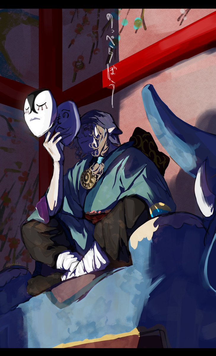 #モノノ怪_FA
のっぺらぼう　　※タップ推奨