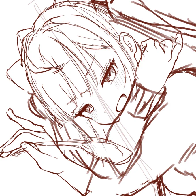 大ラフがあればとりあえず迷わずスピィーディーに描けるから量産してる