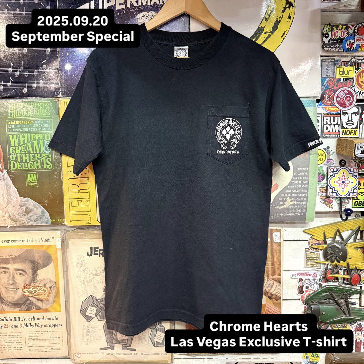 りき　 Hearts ロンT Tシャツ ラスベガス Las Vegas りき Hearts ロンT Tシャツ ラスベガス Las Vegas クロムハーツ
