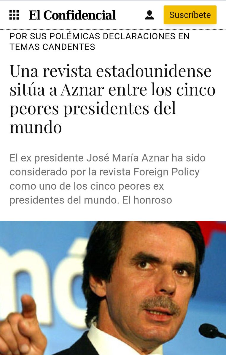 morenadecolores's tweet photo. @elespanolcom El cáncer...
#AznarCriminal
👇 https://t.co/bikY6KDc3O