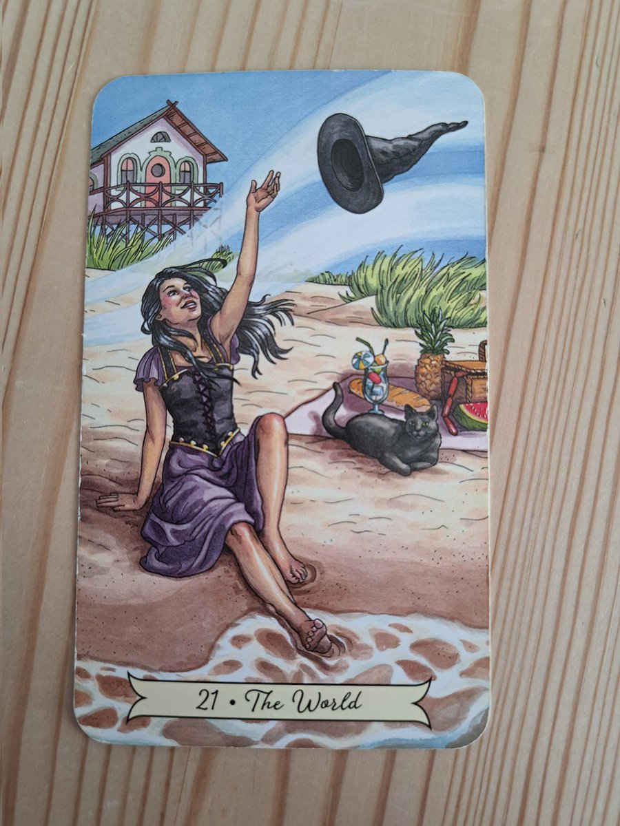 Laurajk32's tweet image. Today's card is The World 

The World is our playground. Whatever choices we make in life, our own happiness should be a major factor. 

#world #happiness #beginnings #endings 

#tarot #tarotmessage #LauraJK32