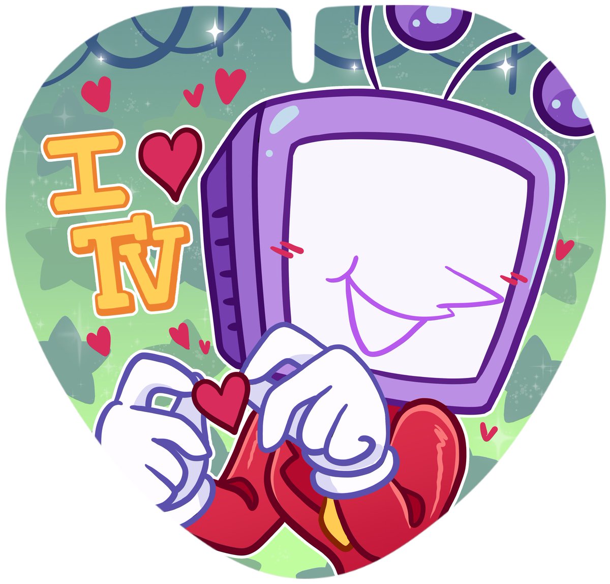 Raggdollii's tweet photo. Made these Buttons for my Tenna ita bag, probably going to make more 
🩷（´∇｀''）

#tenna #deltarune #heartbutton https://t.co/9iTQWIjxA7