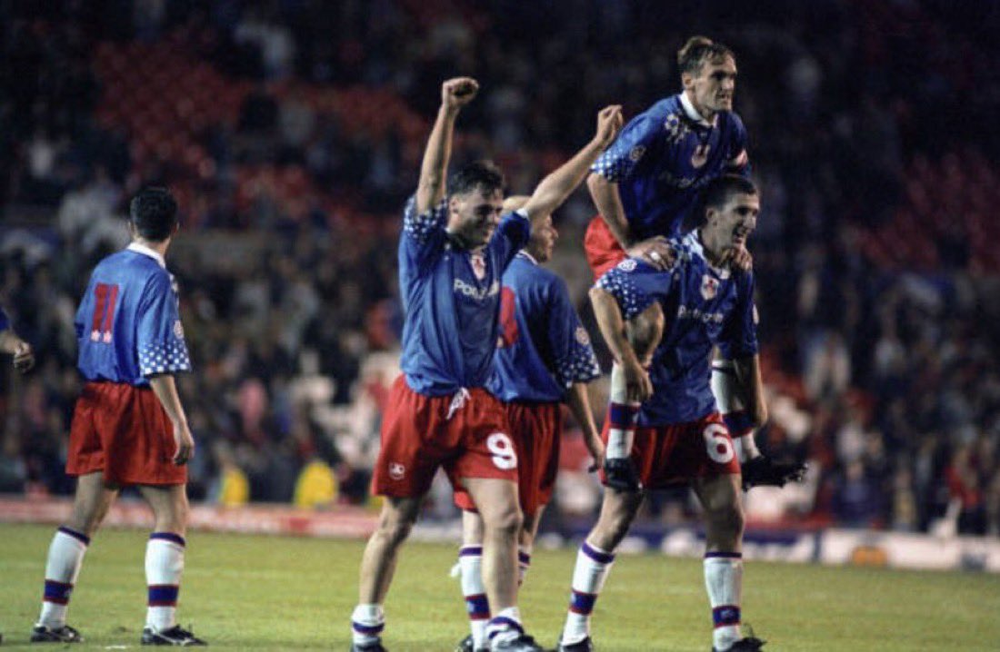 Celebrating with the fans after the 3-0 victory #ycfc