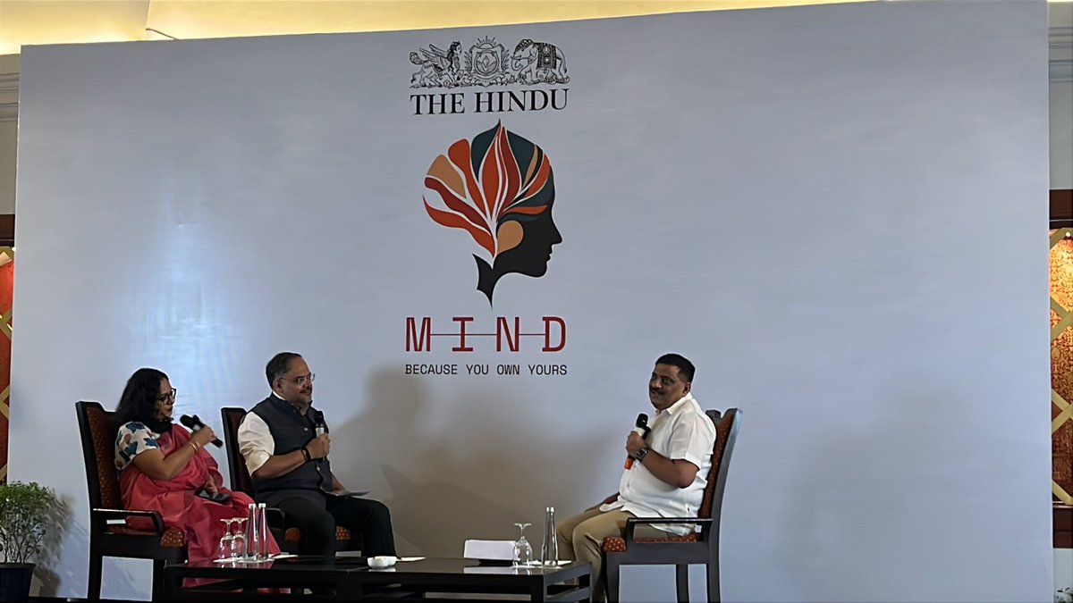 Happening now. The Hindu MIND featuring Sanjay Jha, JDU working president moderated by Sandeep Phukan and Sobhana K Nair. Riveting conversation on Bihar, JDU, Nitish Kumar, SIR...<a href="/the_hindu/">The Hindu</a>