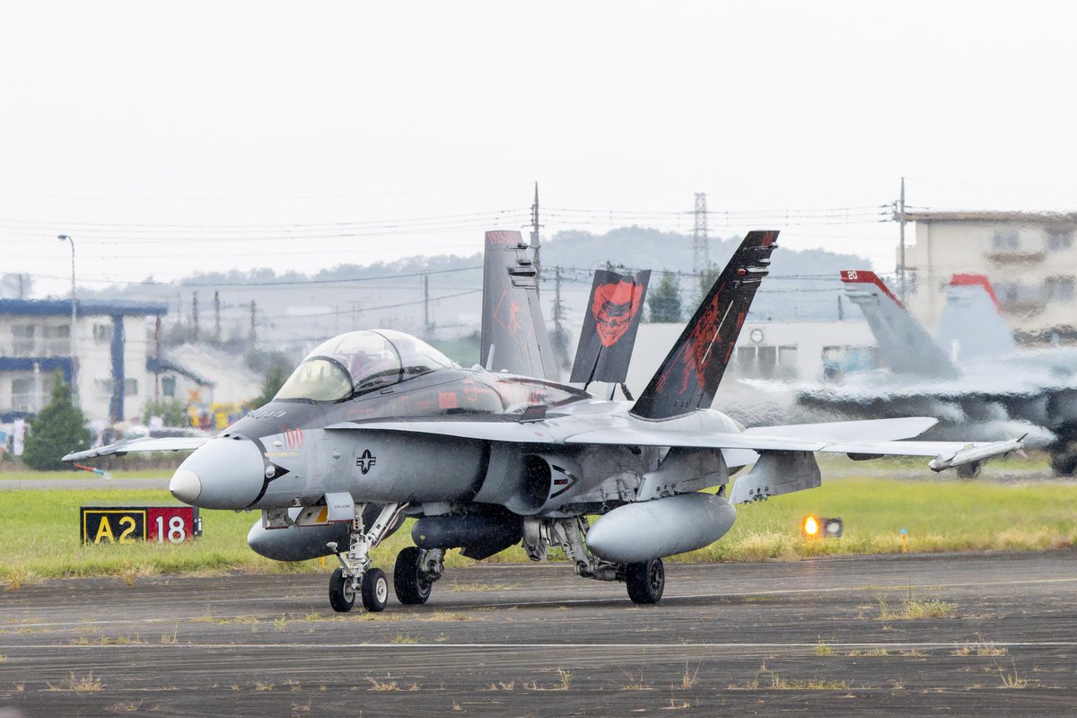 10thunderbolt2's tweet image. 午前中に横田基地から上がったデビルが降りてきた～ 
#横田基地 
#F18