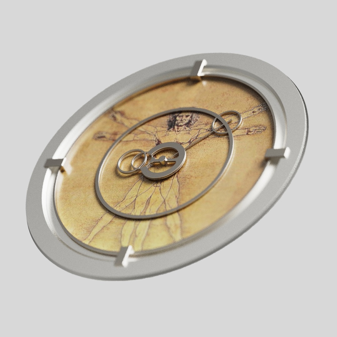 PranavVyas1804's tweet image. Vitruvius — a clock inspired by the Vitruvian Man. Where art, science, and time converge. ⏳ #RenderWeekly #RWClock