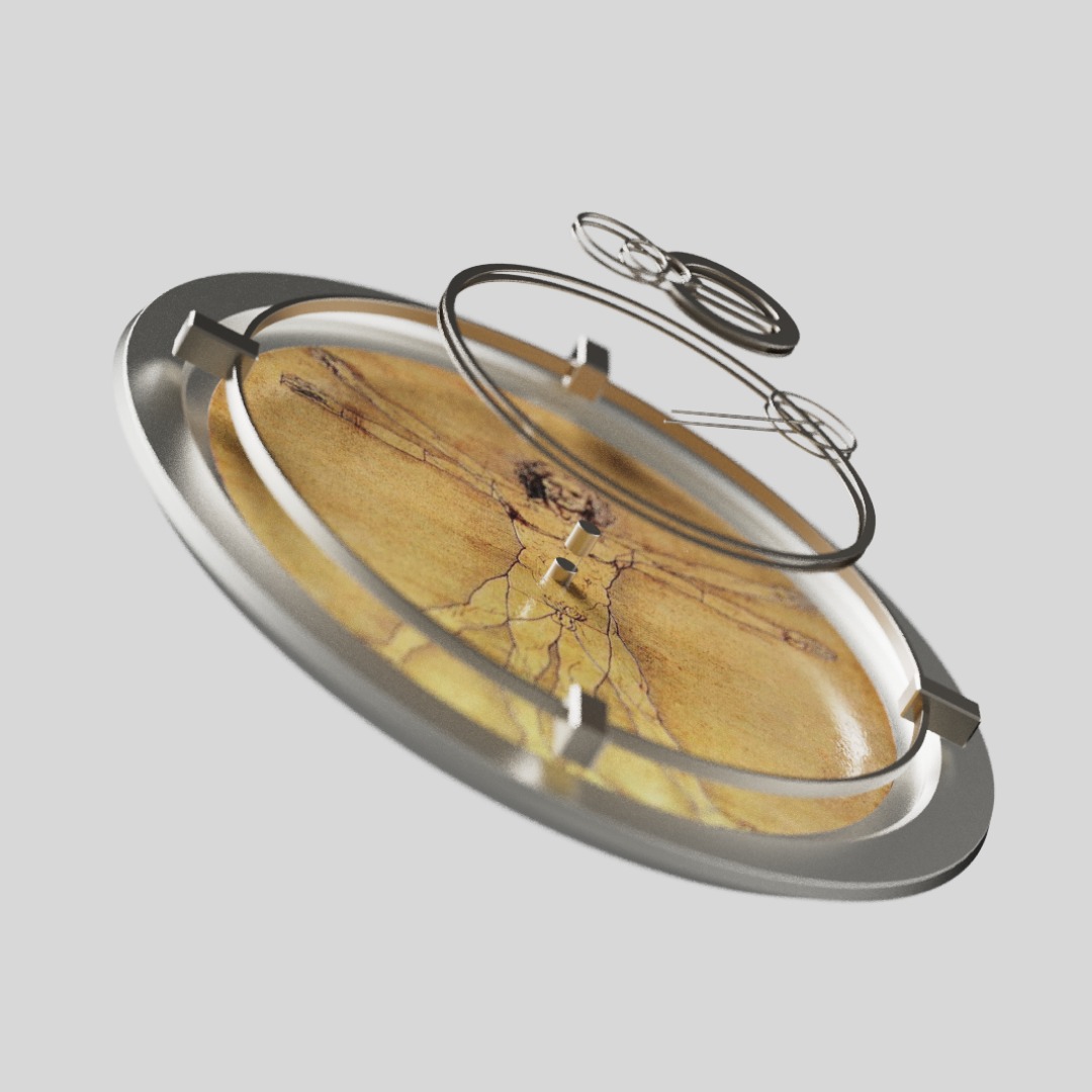 PranavVyas1804's tweet image. Vitruvius — a clock inspired by the Vitruvian Man. Where art, science, and time converge. ⏳ #RenderWeekly #RWClock