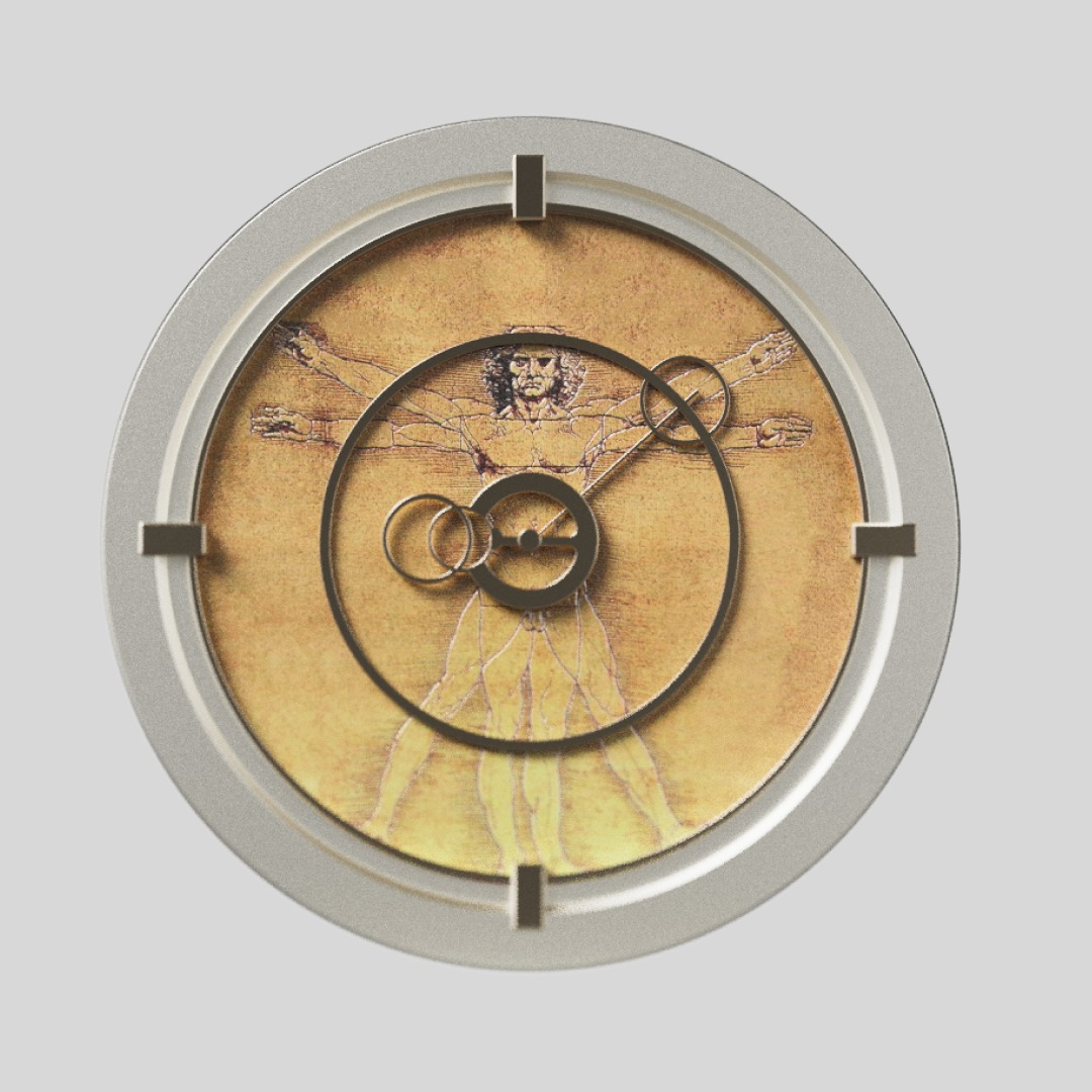 PranavVyas1804's tweet image. Vitruvius — a clock inspired by the Vitruvian Man. Where art, science, and time converge. ⏳ #RenderWeekly #RWClock