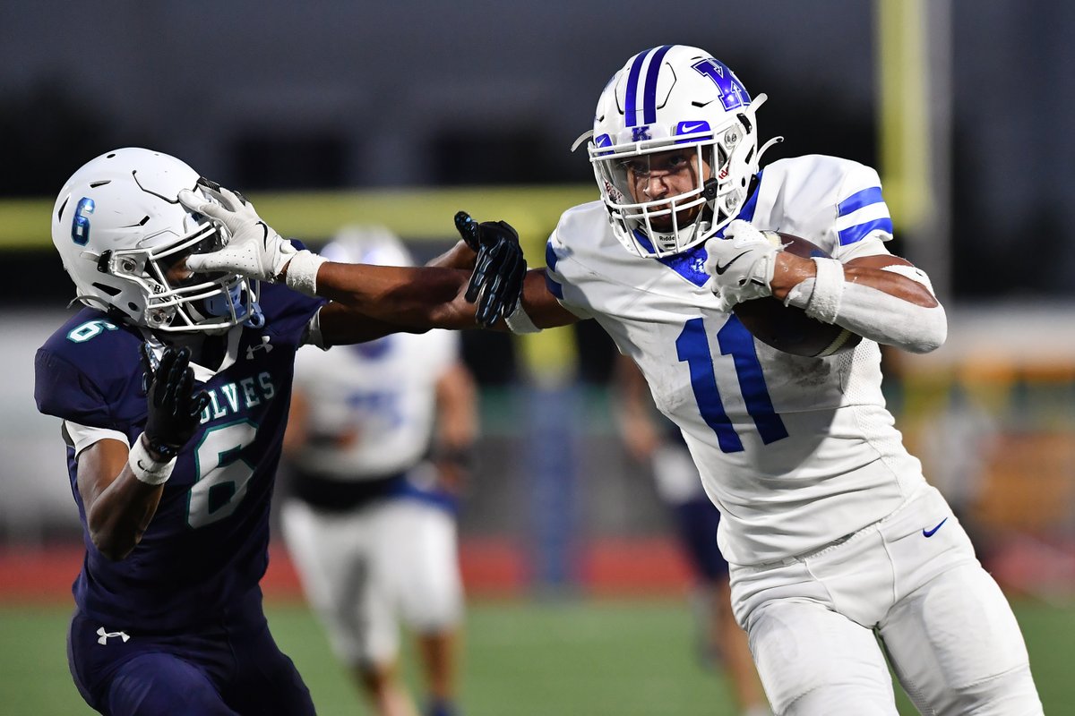 Krum rode an explosive offensive performance to the second-highest scoring output in program history Friday as it took a 69-44 win over Carrollton Ranchview.

The Bobcats amassed over 600 yards and 10 TDs on the night behind a stout run game.

Story: dentonrc.com/sports/high_sc…