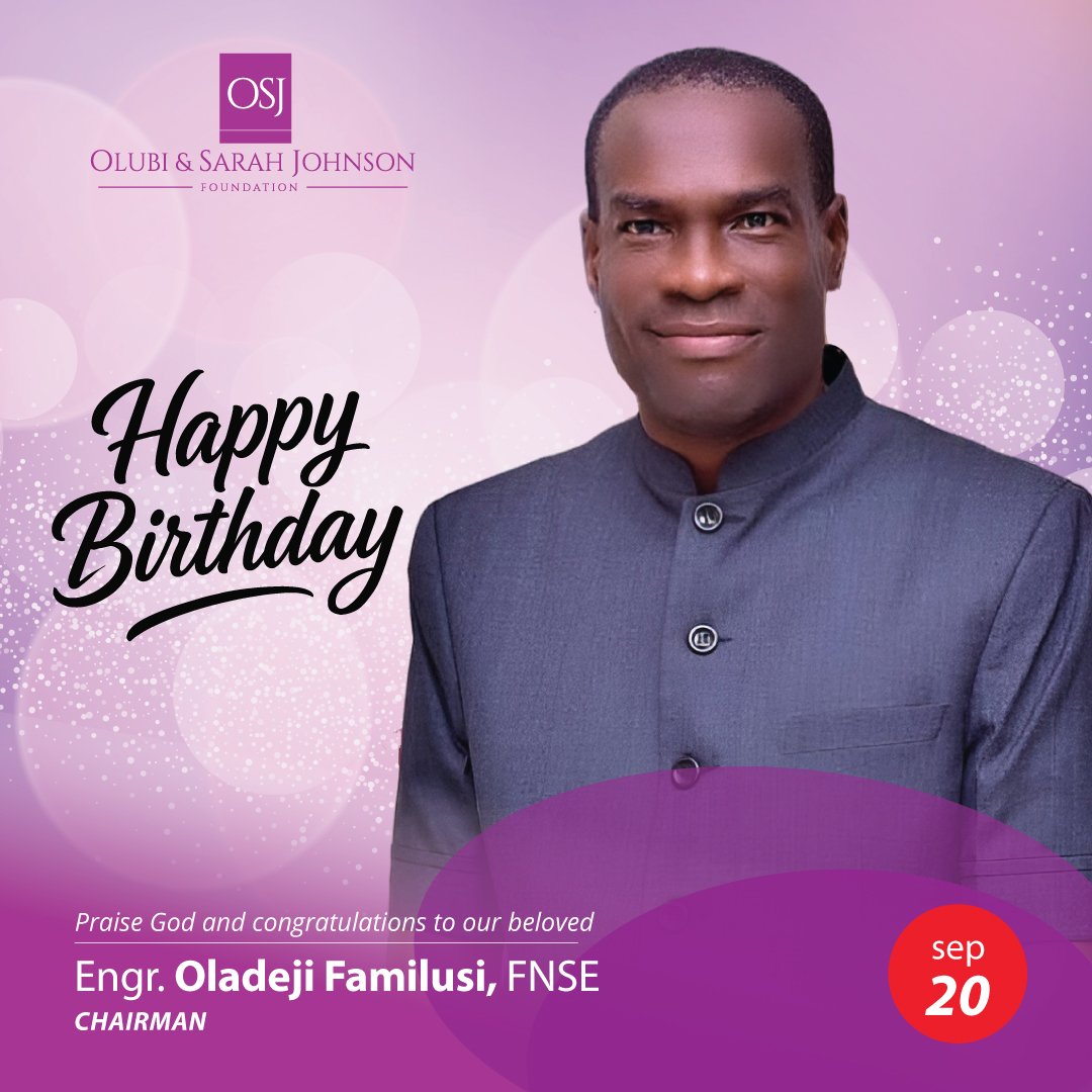 Olubi & Sarah Johnson Foundation tweet media