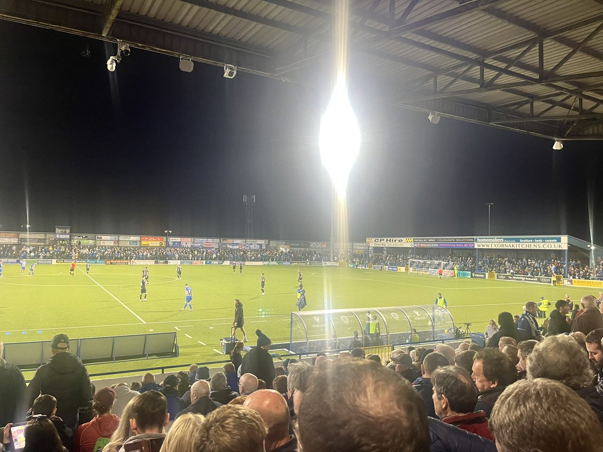 TherapistDale's tweet image. Great first half, found it tough for 25 mins 2nd. We go again! #colerainefc #bannsiders #underthelights #nifl