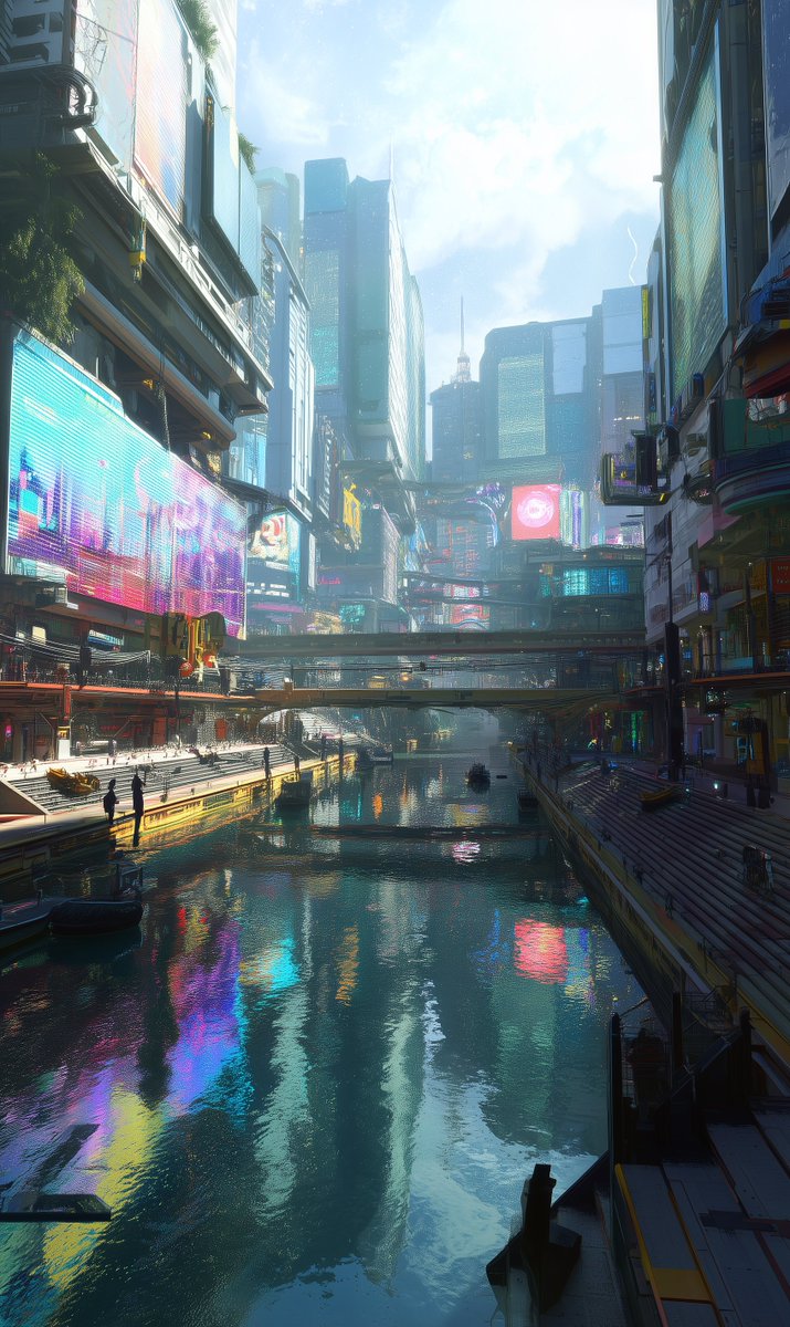 The river in the city