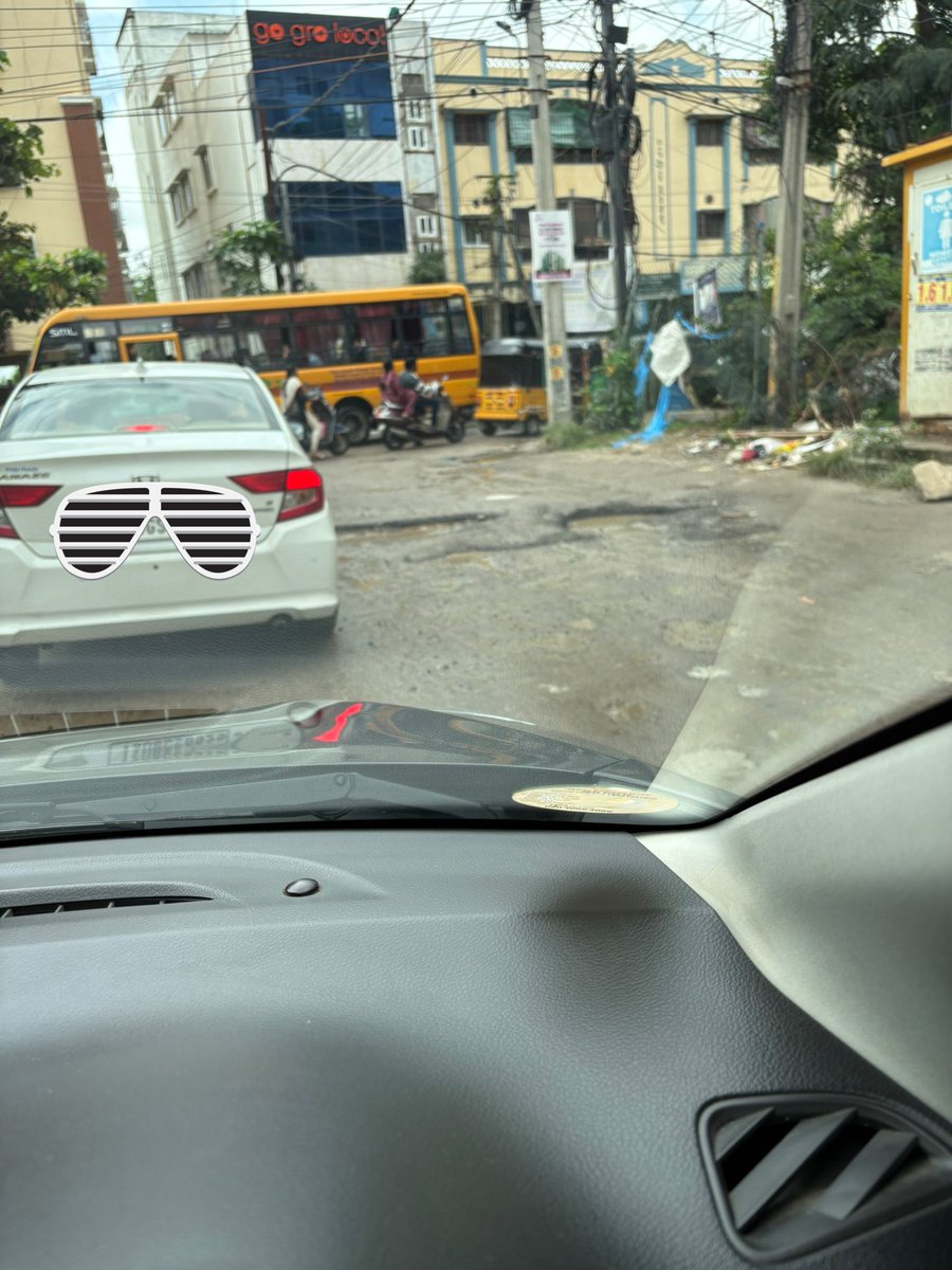 froooozzbaba's tweet photo. The condition of the PJR Enclave road is deteriorating with each passing day. What’s surprising is that this road represents nearly 30,000 voters or even more, yet it continues to be ignored. 
Please address this issue before a serious accident occurs.
@CommissionrGHMC https://t.co/ZYSJhePHhh