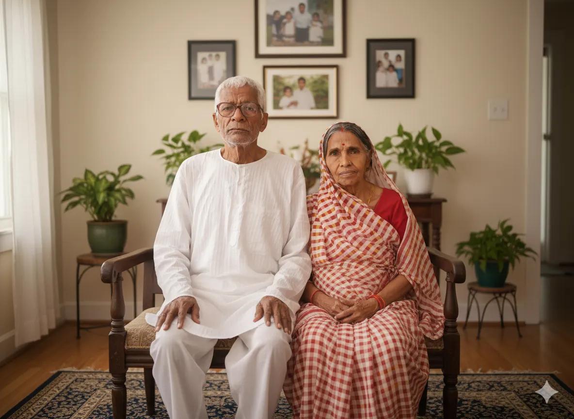 ShreyaYadav___'s tweet image. 💠 Want to give old photos a new life? 💠

Old photos recovery?..

Step 1. Open Google Gemini Ai 
Step 2. Select old photo 
Step 3. Write Prompt 

⚜️ Use Google Gemini Ai ⚜️

Prompt 👇🏻 

A realistic color photo of an elderly Indian couple (grandfather and grandmother) sitting…