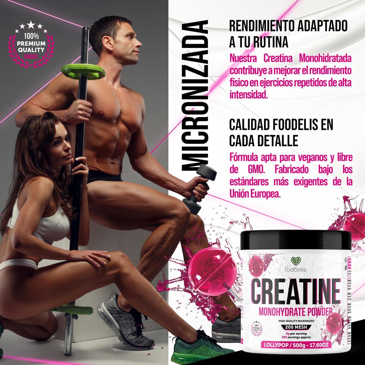 nutrisabio's tweet photo. ✨Optimiza tus entrenamientos con la Creatina Monohidratada en Polvo – Sabor Lollypop🌿

😍Rendimiento y recuperación al alcance de tu mano🏋️‍♂️🍬

🔗Amazon: https://t.co/lqqo4dSanD

🥰Blog: https://t.co/7Htrax9mdz

#Foodelis #Creatina #SuplementosDeportivos #Publi #AmazonAfiliados https://t.co/anTluYjLyz