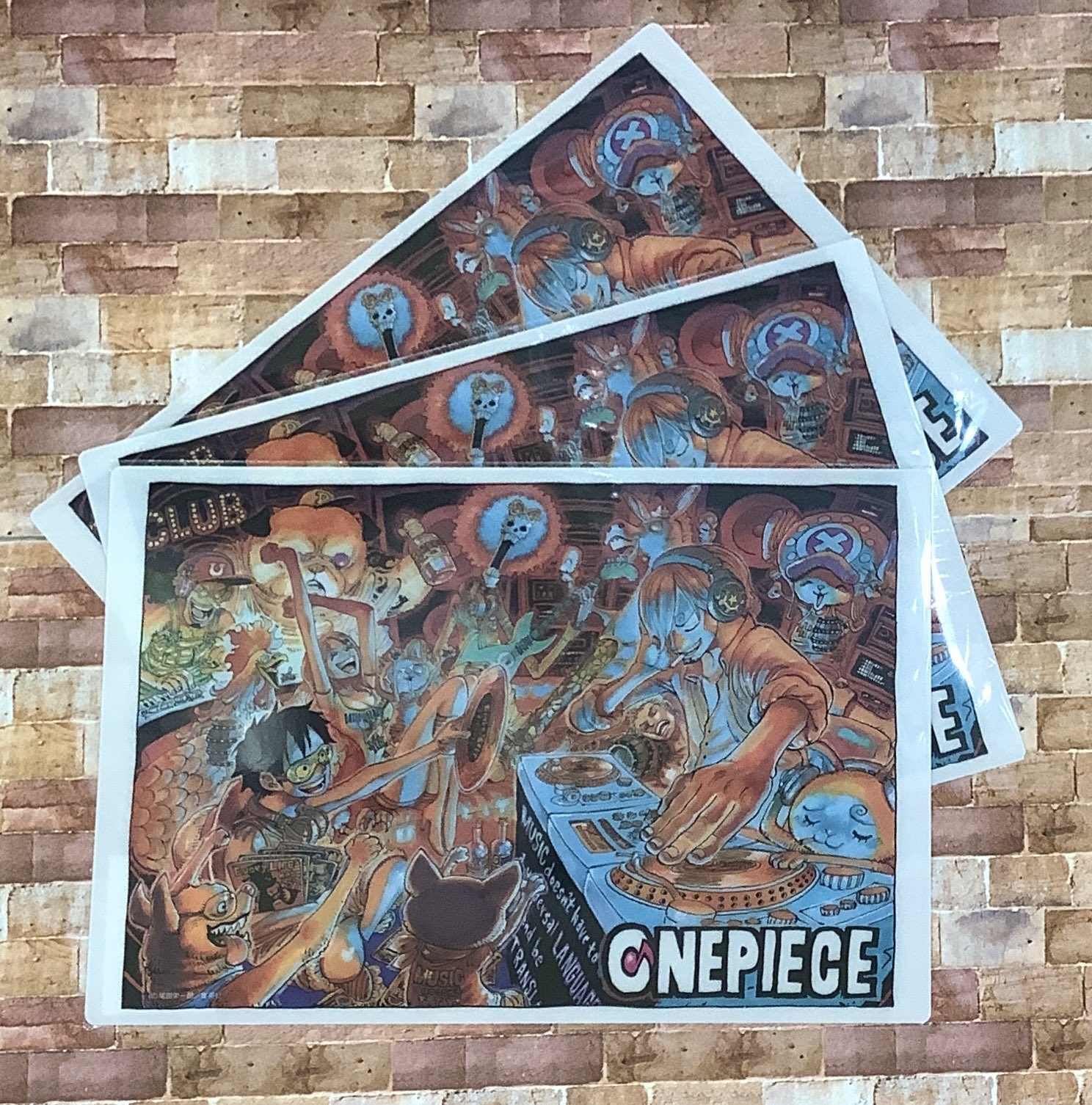 【未開封・レア】ワンピース　下敷き　麦わらの一味　当時物　雪 ONE PIECE 麦わらストア福岡店 on X: 