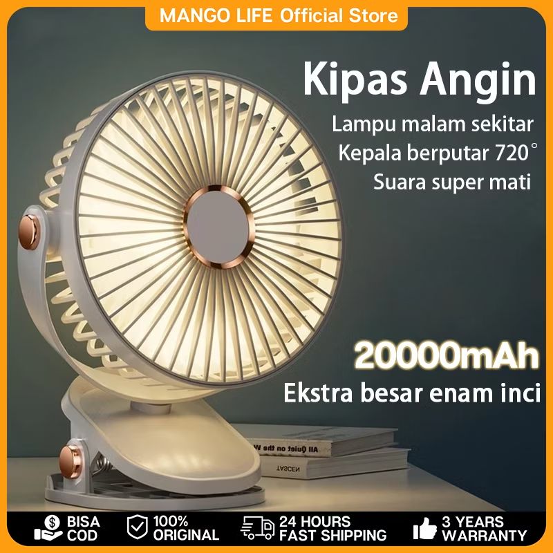 Cek 20000mAh Klip Desktop Baru Kipas Angin Isi Ulang USB dengan Lampu Malam Bisu Kipas Angin Mini Siswa Kantor Portabel Umur Panjang dengan harga Rp59.000. Dapatkan di Shopee sekarang! s.shopee.co.id/2ViTXzmO51?sha…
