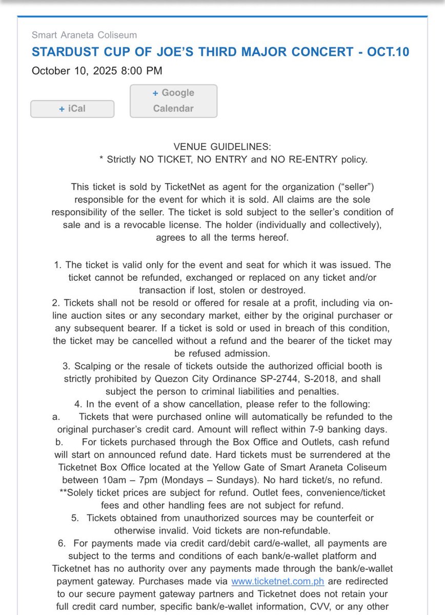 wts lfb coj

cup of joe stardust october 10

gen ad (1)

rfs: need additional fund for vet bills

reply or dm if interested!

#CupOfJoe #COJ
#COJStardustTheConcert