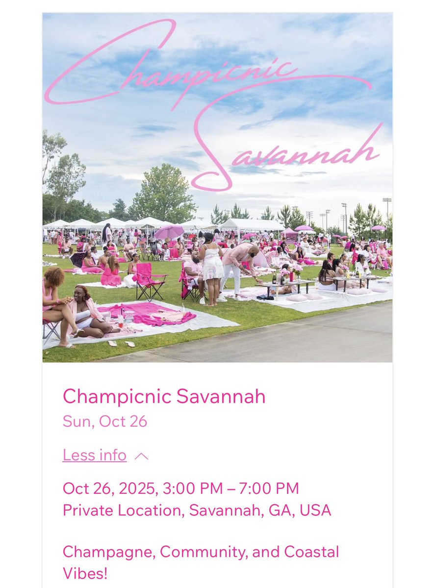 CHAMPICNIC IS BACK #SAVANNAH #912 GET YA TICKETS AT CHAMPICNIC.COM
