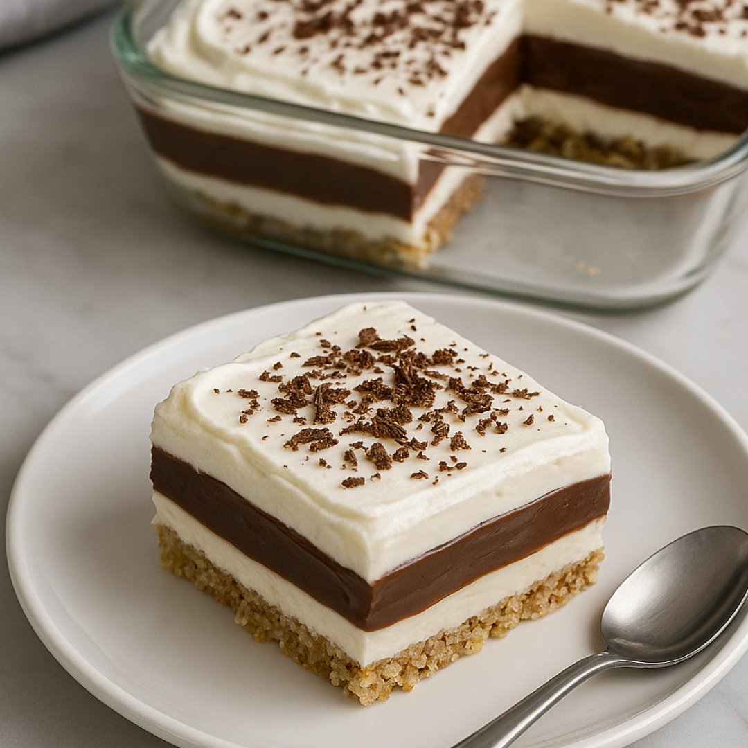 BlazKuha's tweet photo. ✨ A sweet tribute to Robert Redford – the retro dessert America loved.
🍫 Crust + pudding + cream = pure joy.
👉 Recipe:
👉🇸🇮 https://t.co/O7ZaCYLD9Q 🇬🇧 https://t.co/VgoltTcwt6 https://t.co/E6353O1cBM