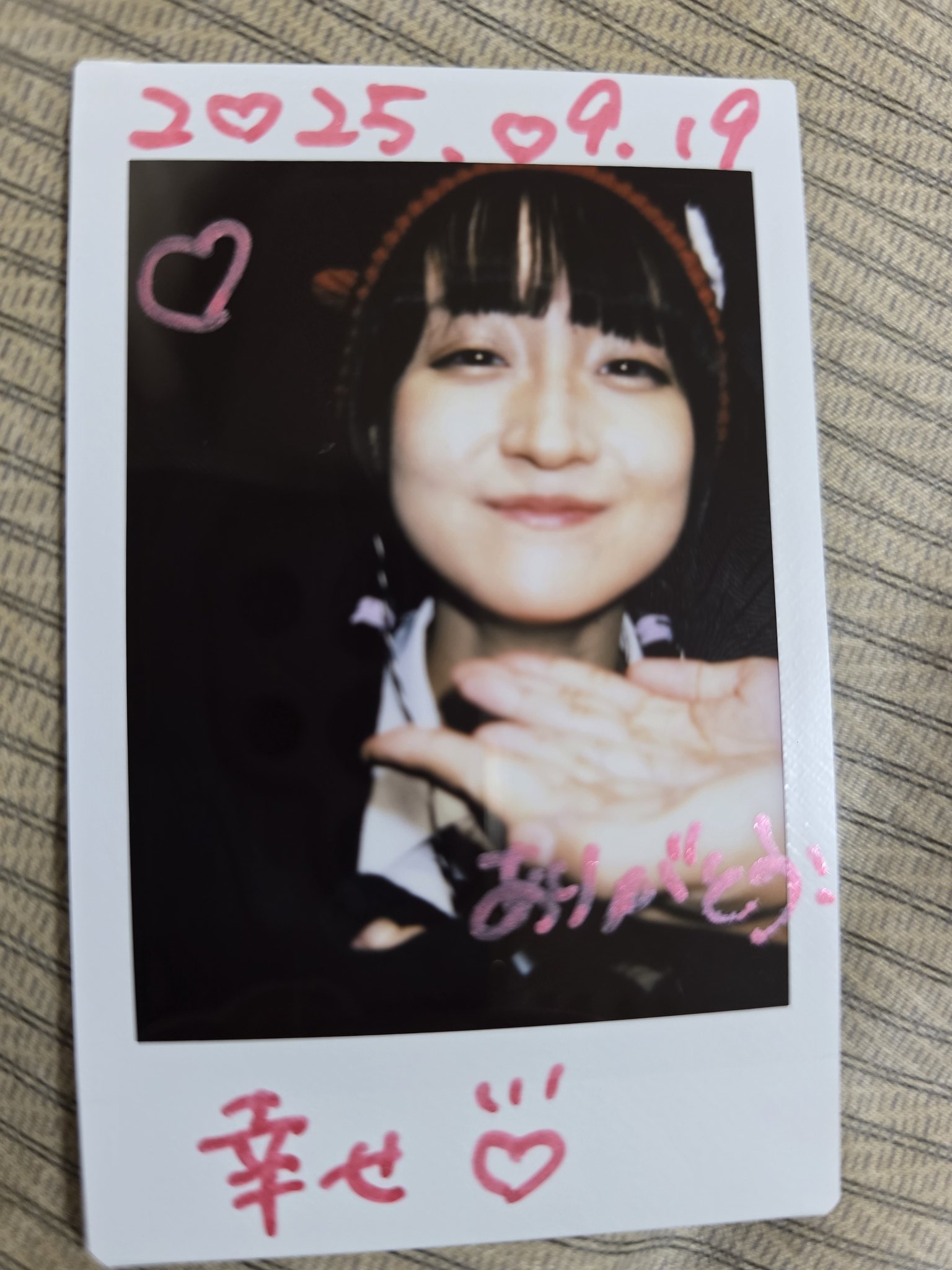 【自筆メッセージ入り】かぢくん　オンラインチェキ　19 サイン入り】かぢくん オンラインチェキ - メルカリ