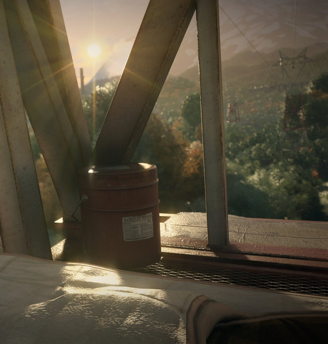 tafferling's tweet photo. Morning, Twitter. 

#DyingLight #DyingLightTheBeast https://t.co/F7moI14P1L