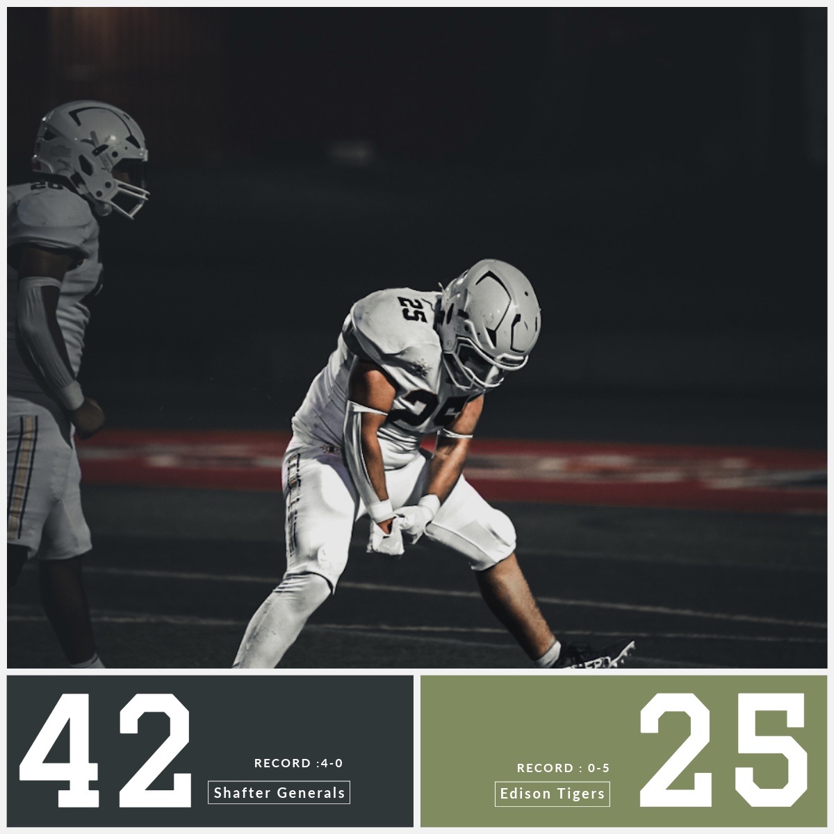 ShafterFootball's tweet image. Still so much to improve on, but good enough to get to 4-0.  Back to work on Monday #GeneralsLead 

Photo by: capturedby.em1