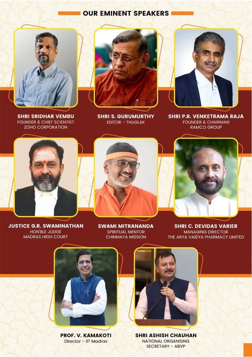 சென்னை ஐஐடியில் இன்றும் நாளையும் நடக்கிற கூட்டத்தில் பேசப்போற ஆளுகளாம் இவுக.

மாட்டு மூத்திர மகிமை குறித்து ஒருத்தர் பேசுவார்.

வெறுமனே மூத்திரம் மட்டும் குடிச்சா போதாது.
சாணி உருண்டையை முழுங்கிட்டு குடிச்சா தான் எபெக்ட் என்று இன்னொருத்தர் பேசுவார்.

பெண்களில் 30% பேர் தான் கற்பு
