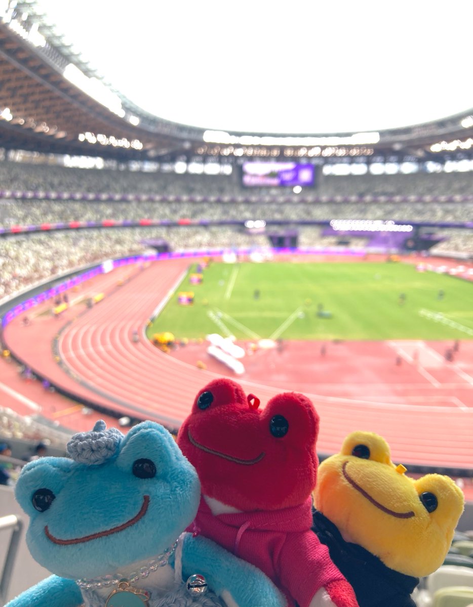 Rumchack's tweet photo. 国立競技場でした！🏃‍♂️💨 https://t.co/AELOygONpc