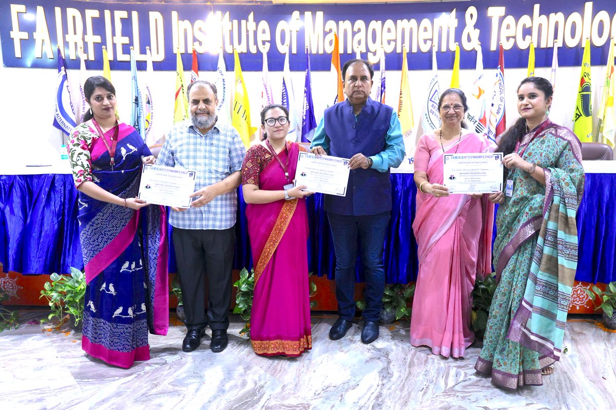 FIMTDELHI's tweet image. Day 5 of #EngineeringWeek2025 @ FIMT 
18th Sept was a blend of tech + culture!
 Prof. Dharminder Kumar on innovation &amp;amp; future tech 💡
CHECK ALBUM: facebook.com/share/p/1HTdRL…

A perfect mix of knowledge, creativity &amp;amp; celebration—shaping tomorrow’s engineers! 🌍
 #engineersday