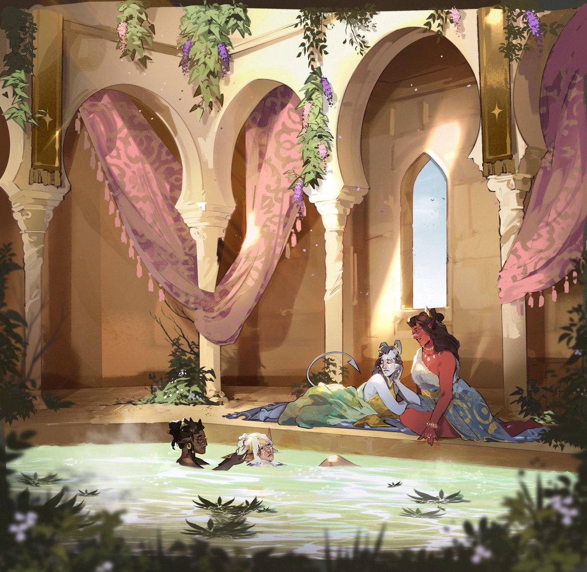 nobellun's tweet photo. Welcome welcome 🌟

I’m noble (she/they) 🌿 I love all things fantasy and my OCs even more 

Join as I sprinkle crumbs of my characters adventures and share projects ☀️

🌲 https://t.co/HIG9qOI7Ht https://t.co/W7hTAS7X0b