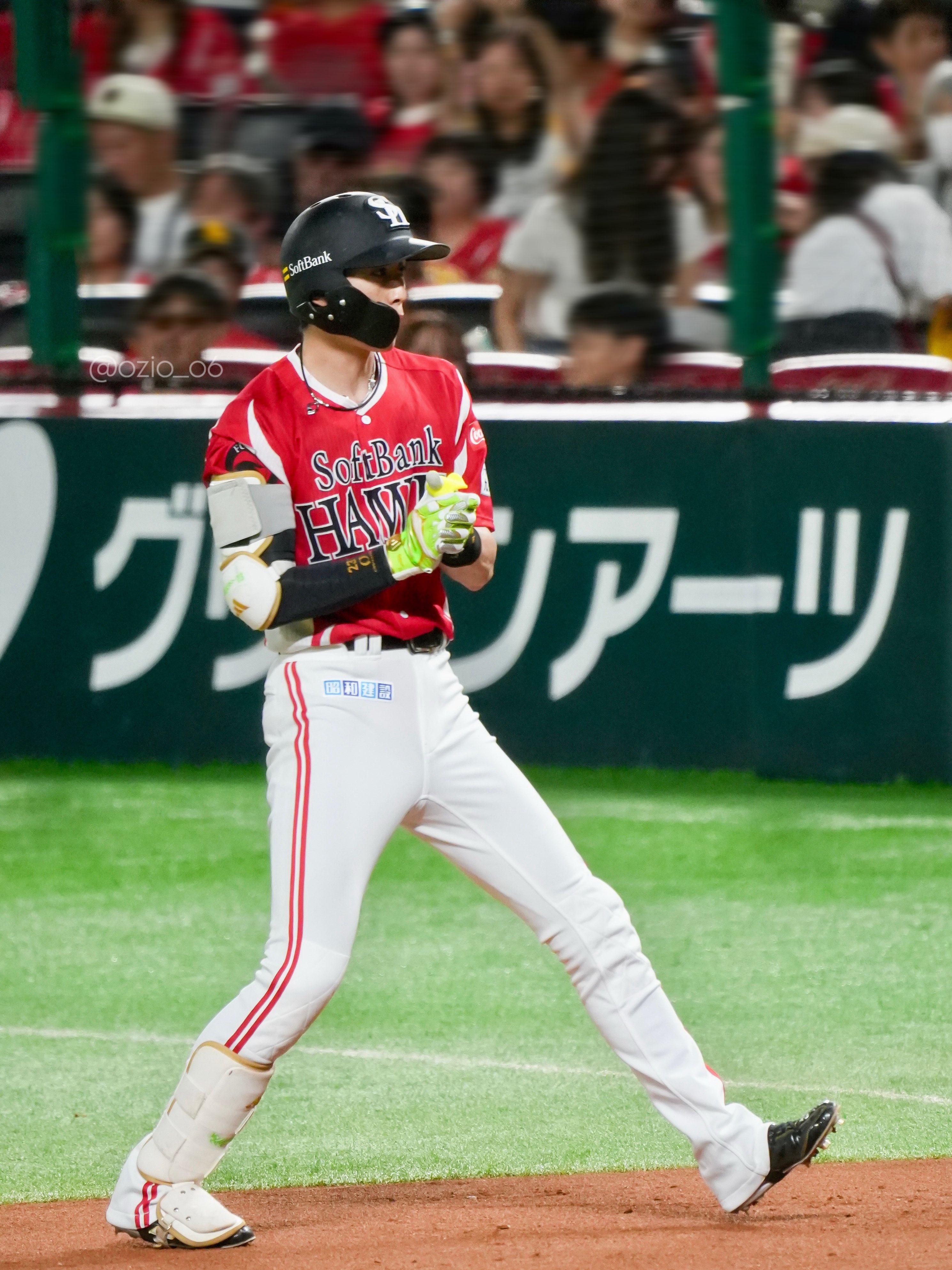周東佑京 何ヶ月か前の200盗塁の記念の靴！ くわありがとう！！
