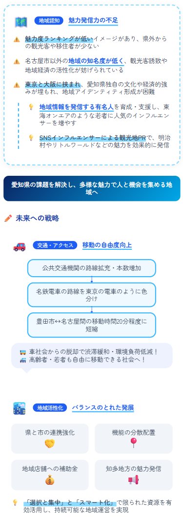 keisukearuga's tweet image. #チームみらいAI勉強会 ～みんなでAIを使ってみよう @愛知・名古屋を開催しました。

約100名の会場いっぱい、ご参加いただいた皆さんありがとうございました。

【今日の&quot;AIいどばた会議&quot;：愛知の課題とありたい姿】…