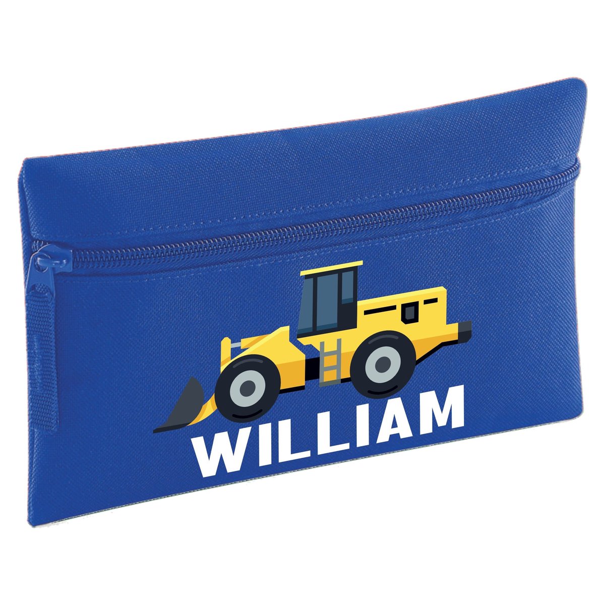 Clever_Gifts's tweet image. Personalised Digger, Pencil Case, Multiple Colours. Tractor Gift, Back to school. tuppu.net/4ff303a0  #SchoolGift
